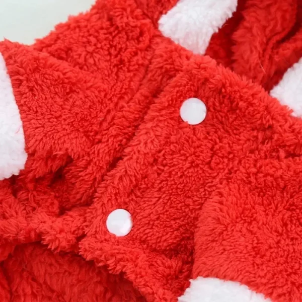 Dog Christmas Clothes Winter Warm Coral Velvet Elk Hoodies Pet Clothes for Small Dog Chihuahua Christmas Dog Costume Ropa Perro - Image 5