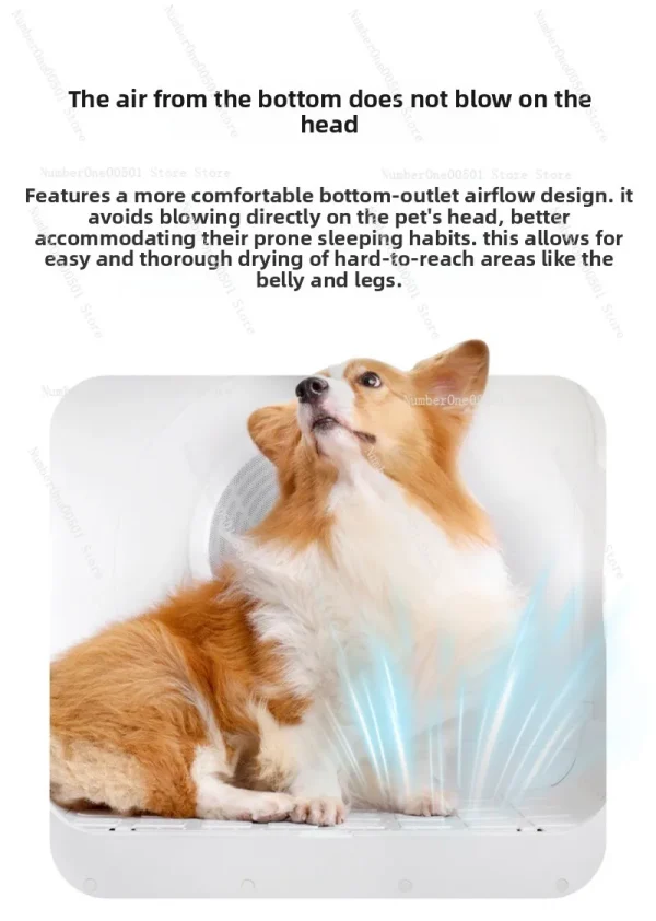 Pet Dryer PD135 Automatic Blower for Cats Dogs Home Pet Grooming Tool - Image 2