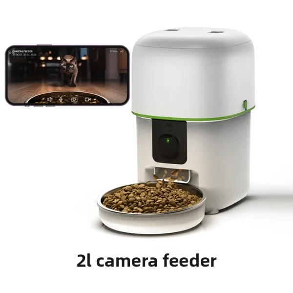 Automatic Cat Feeder Camera Pet Smart Cat Food Kibble Dispenser 2.4G/5GWiFi APP Control Auto Feeder For Cat Dog Accessories - Image 5