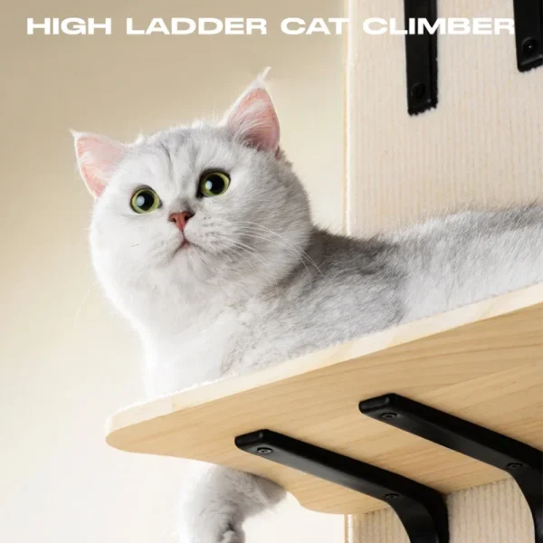 A MEWOOFUN Cat Hanging Bed Easy Assembly Pet Climbing Frame Cat Climbing Tree Tower Cat Toys Pet Supplier US Stock - Image 5
