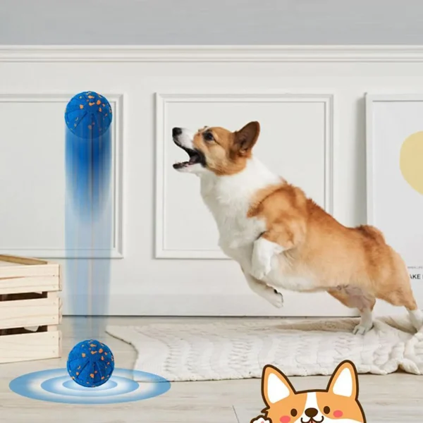 Dog Balls For Aggressive Chewers Electric Moving Dog Ball Washable Vibrating Toy For Pet Puppy Training Energy-Release Outdoor