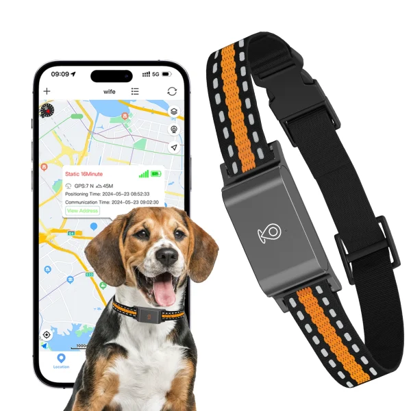 IP67 Waterproof Mini 4G GPS Animal Tracker Collar Anti-Lost Real Time Tracking Dog Cat Locator Pet Dog Cat Fashion Neck Collar - Image 2